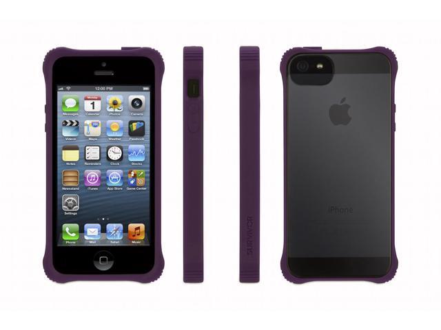 Purple Survivor Core, Clear Case for iPhone 5/5s, iPhone SE,See-through protection.  Extra tough at the corners.