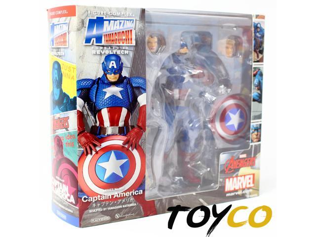 Amazing Yamaguchi Revoltech Captain America No.007 Action Figur Figuren No Box