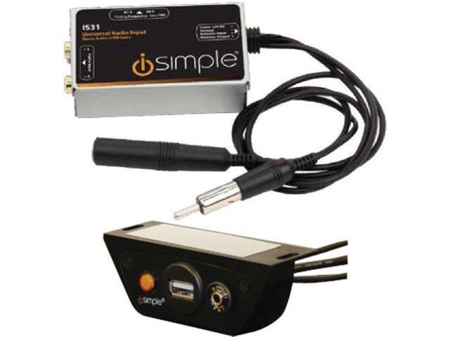 PAC IS31 UNIVERSAL WIRED CAR FM MODULATOR WITH RCA INPUTS FOR iPOD iPHONE 