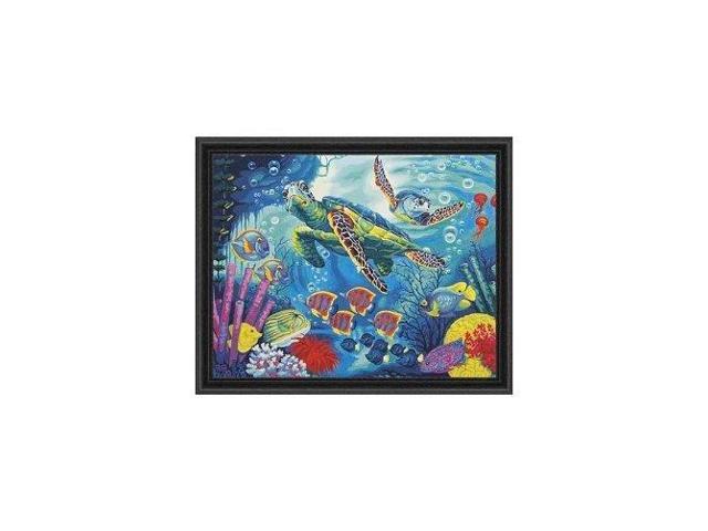 Sea Turtles Dimensions 73-91454 Crafts Paintworks Paint by Numbers