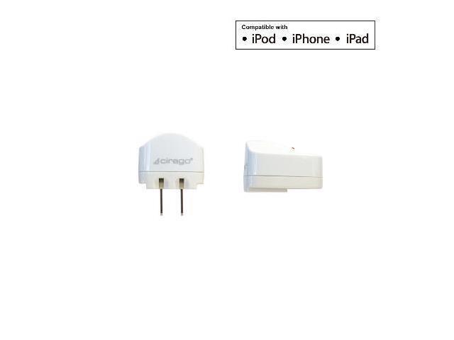 Cirago IPA2000 AC Charger for iPod//iPhone//iPad 1