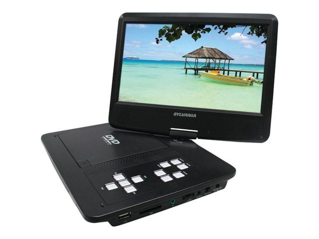 SYLVANIA SDVD Swivel Screen Portable DVD Player Newegg Com