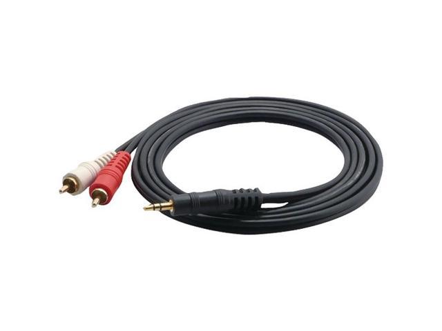 PylePro PCBL42FT6 12 Gauge 6Ft RCA Male To 3.5mm'' Male Cable