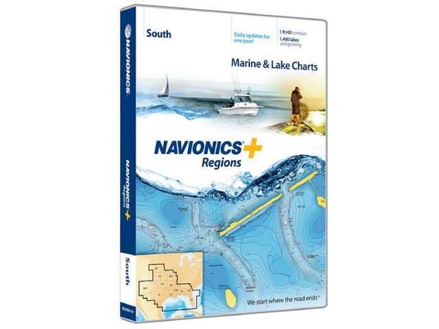 Navionics Navionics+ Regions - South - Preloaded Msd Format 3-D View ...