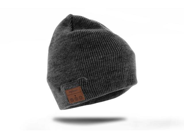 Tenergy Basic Knit Wireless Hands-Free Bluetooth Beanie with Built-in Speakers - Dark Gray