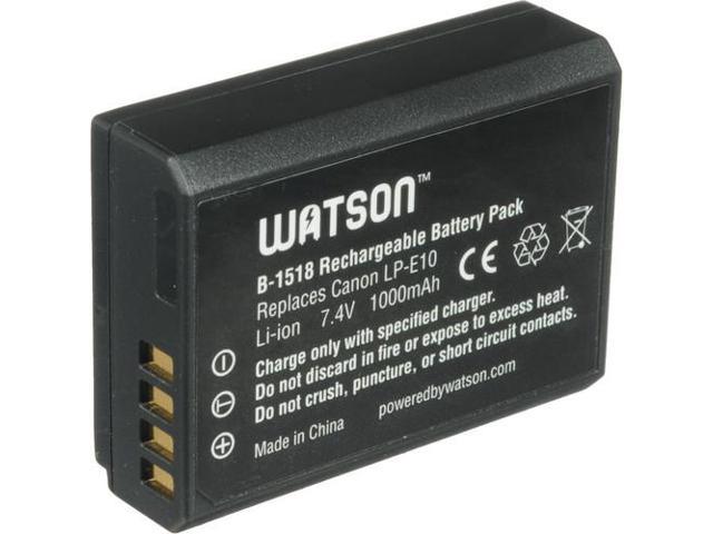 Watson Compact AC/DC Charger for LP-E10 Battery 