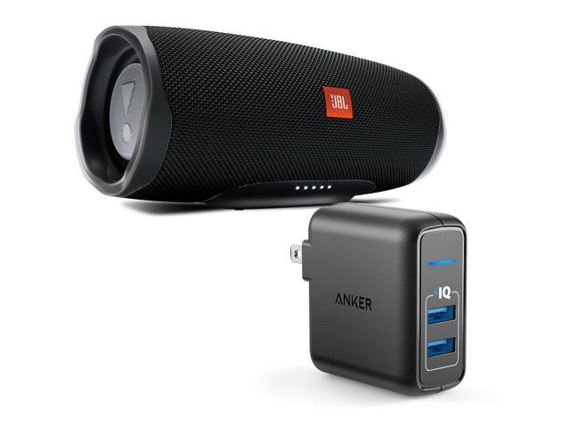 Jbl Charge 4 Black Portable Bluetooth Speaker W Anker Wall Charger Newegg Com