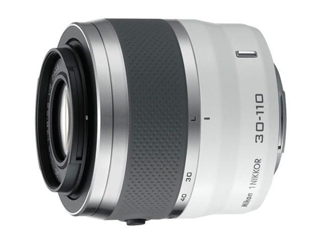 Nikon | 1 NIKKOR 30-110mm f/3.8-5.6 VR White | Zoom Lens for Nikon 1 Series Cameras - OEM