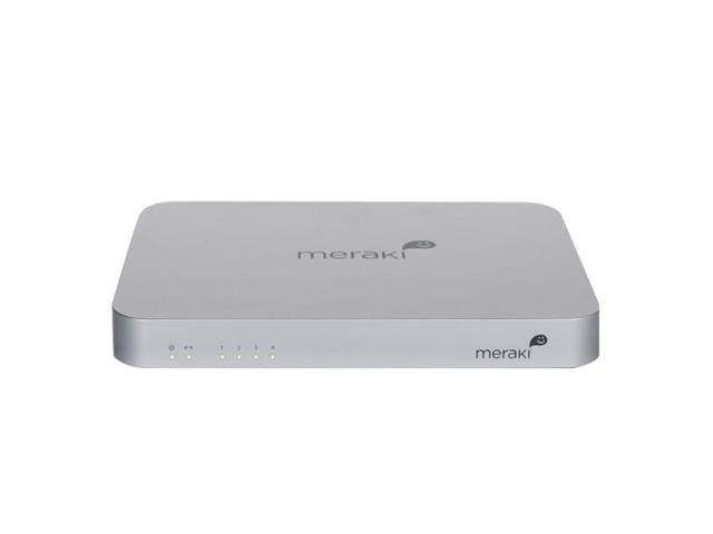 Meraki MX60 Small Branch Security Appliance 100Mbps FW Throughput 5xGbE ...