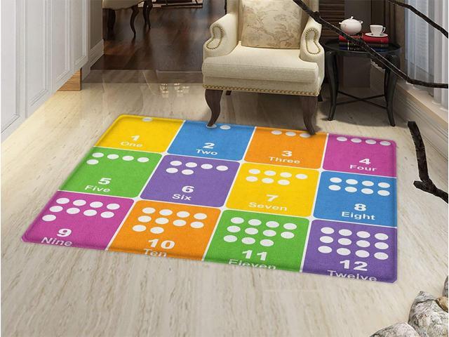 Smallbeefly Kids Activity Door Mats Area Rug Learning The Numbers