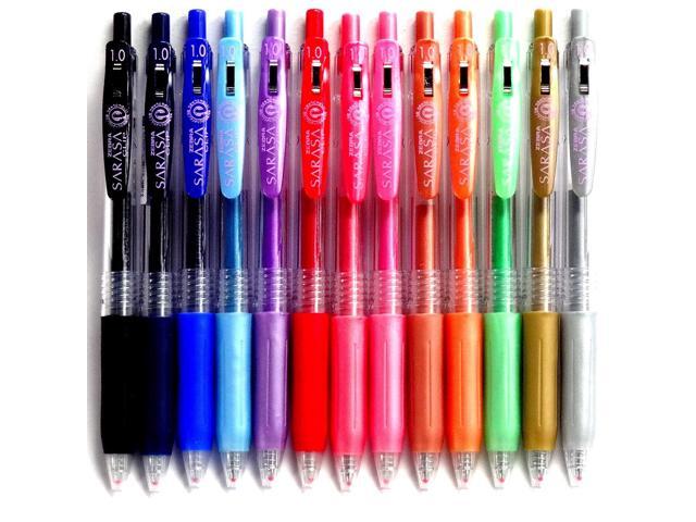 Zebra Sarasa Clip Gel ink ball point pen 1.0mm 9 Shiny Color Set