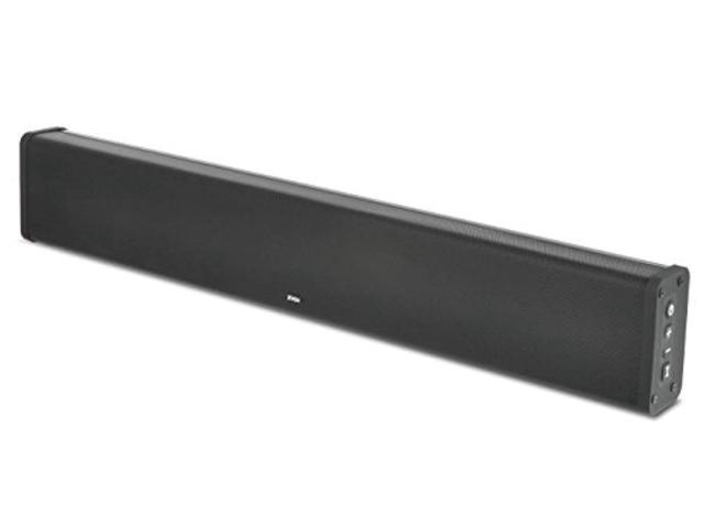 zvox sb380 aluminum sound bar tv speaker with accuvoice dialogue boost, built-in subwoofer - 30-day home trial