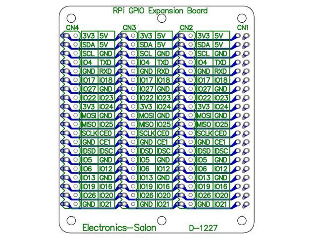 Zero. for Raspberry Pi 3//2 Pi Model B Electronics-Salon RPi GPIO Expansion Extension Module Board