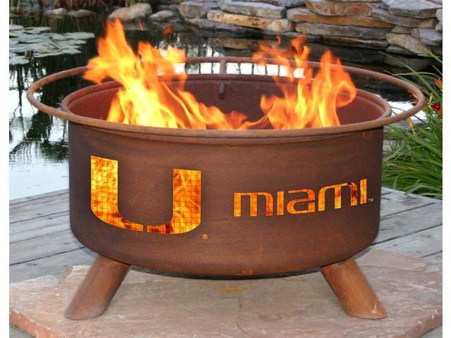 Patina Products F225 University Of Miami Fire Pit Newegg Com