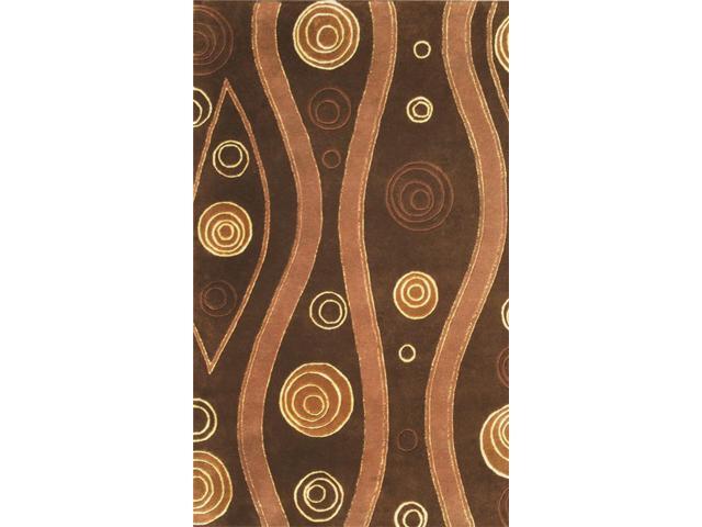 Citadel Area Rug In Dark Brown 8 Ft X 5 Newegg Com