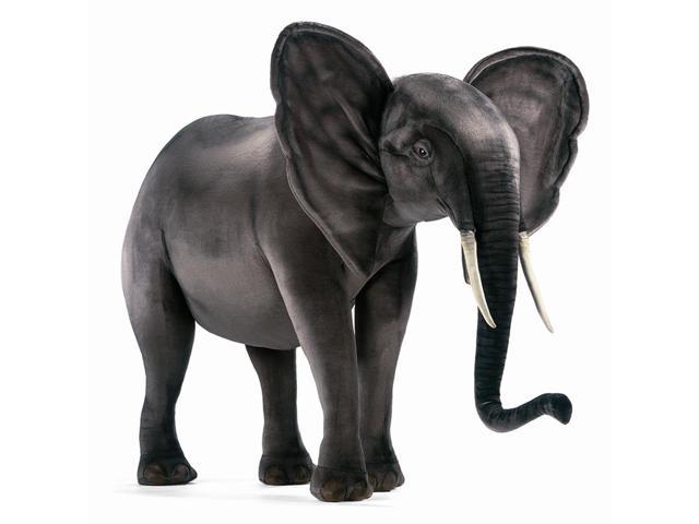 standing stuffed elephant