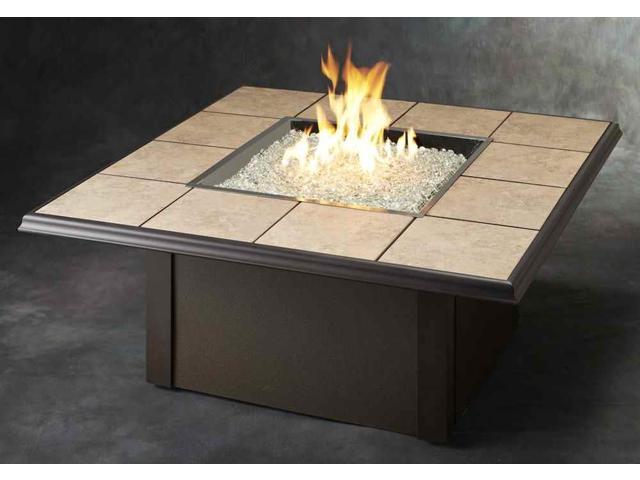 Outdoor Greatroom Nv 2424 Brn K Napa Valley Crystal Fire Pit Table