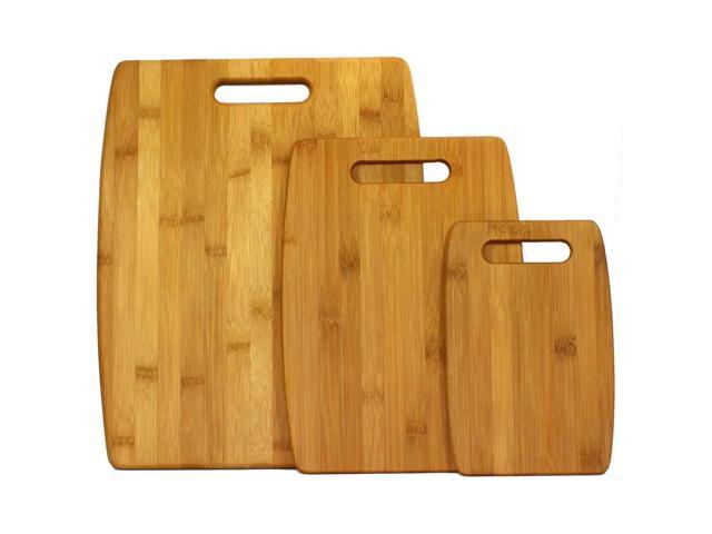 Bamboo 3 Piece Bamboo Cutting Board Set 