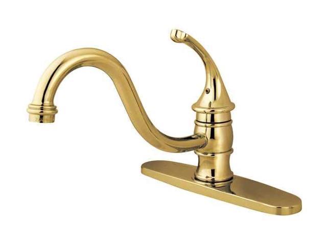 Kingston Brass KB3572GLLS Single Handle 8" Kitchen Faucet ...