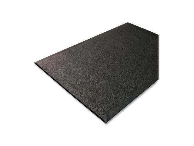 Genuine Joe Anti-Fatigue Floor Mat Thick Vinyl 3'x10' Black 70371