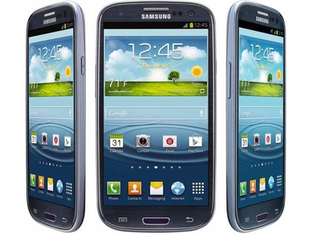 Samsung Galaxy S3 I747 4G LTE AT&T Cell Phone - Certified Refurbished 4.8" Blue 16GB 2GB RAM