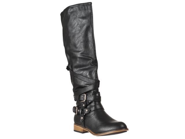 bamboo black boots