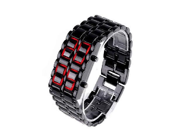 faceless digital watch