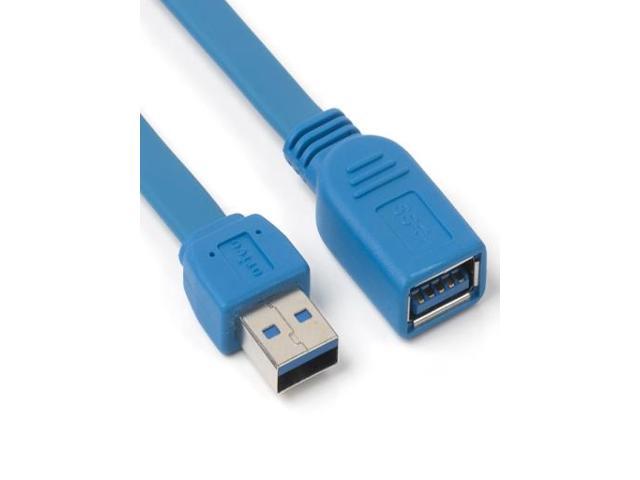 10Ft USB 3.0 A Male TO A Female Extension Cable Super Speed Blue Color Cord FMTS 