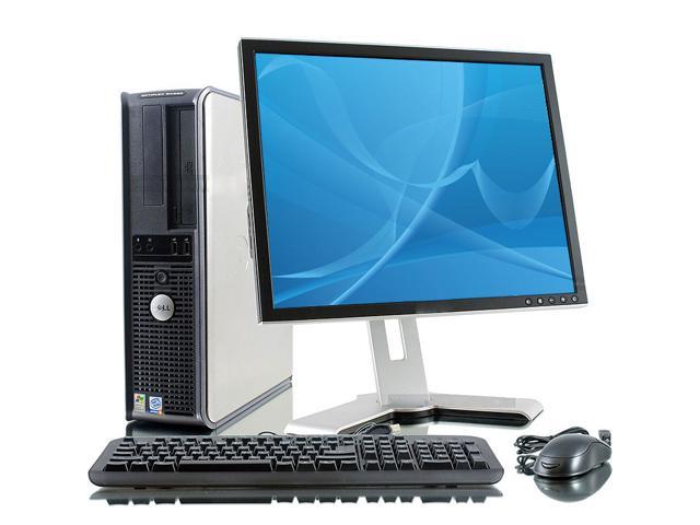 Dell OptiPlex 745 Intel Core Duo 1600 MHz 80Gig HDD 4096mb DVD ROM Windows 7 Professional 32 Bit + 17" LCD Desktop Computer