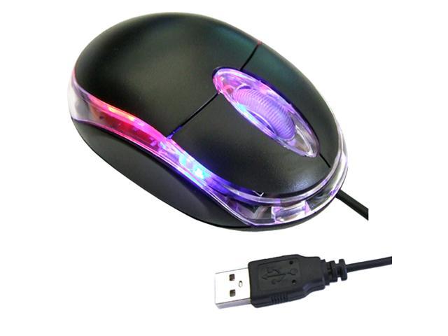 WIRED USB OPTICAL SCROLL WHEEL MINI MOUSE FOR PC LAPTOP COMPUTER NOTEBOOK 