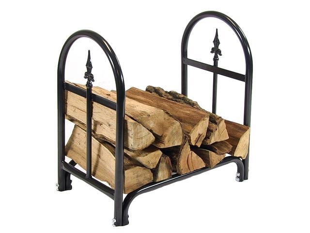 Sunnydaze 2 Foot Decorative Firewood Log Rack Indoor Outdoor