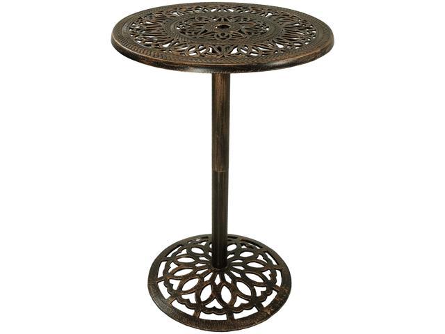 Sunnydaze Bar Height Patio Table Outdoor Round High Top Pub Table