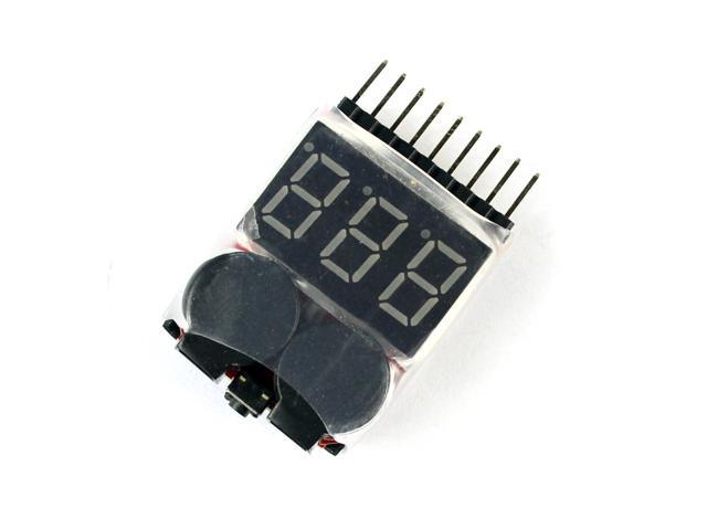 2S-3S RC Lipo Battery Low Voltage Tester Checker Alarm Indicator Buzzer LEDs!