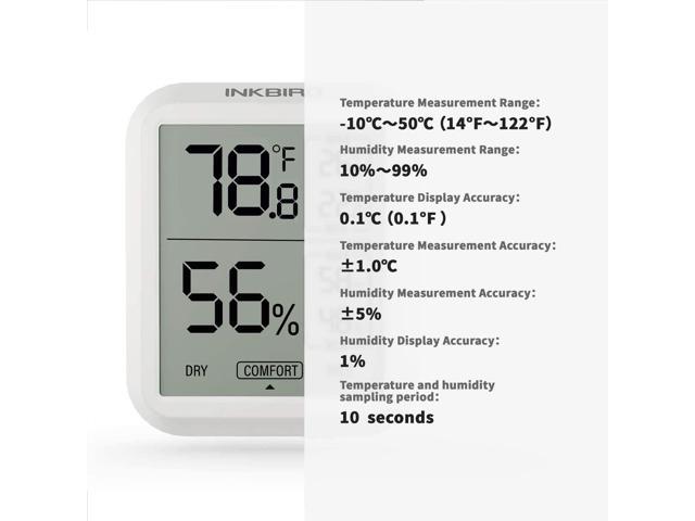 Inkbird ITH20 Digital Thermometer Hygrometer Temperature Humidity Indoor Monitor 