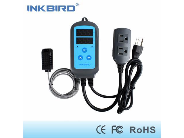 Inkbird IHC-200 Humidity Controller 110V AC Pre-wired US Dehumidifier Humidifier