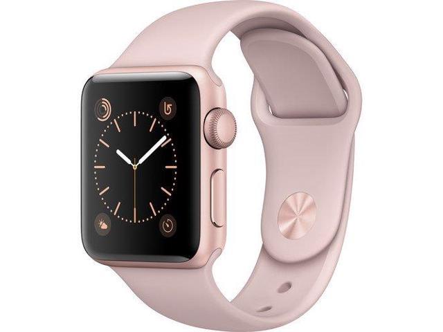 Refurbished: Apple Watch Series 2 38mm Smartwatch Rose Gold Aluminum Case  Pink Sand Sport Band (Gen 2) MNNY2LL/A - Newegg.com