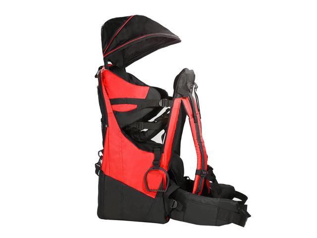 Photo 1 of ClevrPlus Deluxe Outdoor Child Backpack Baby Carrier Light Outdoor Hiking, Red