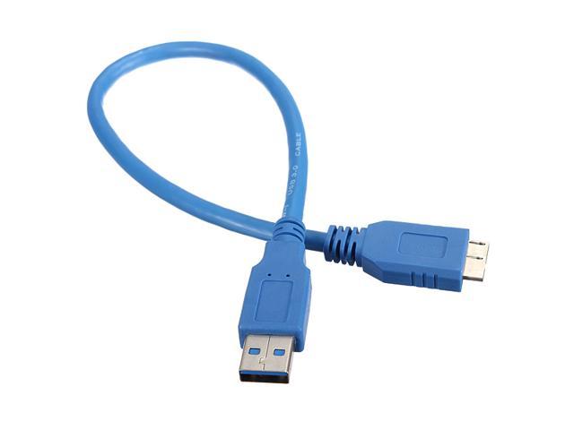 USB 3.0 Type A Male Plug To B Male Printer Scanner Data Wire Cord Cable 30cm 1FT