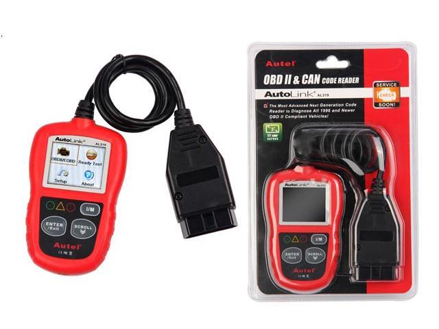 Autel Autolink Al319 Obd Ii Can Auto Code Reader Newegg Com