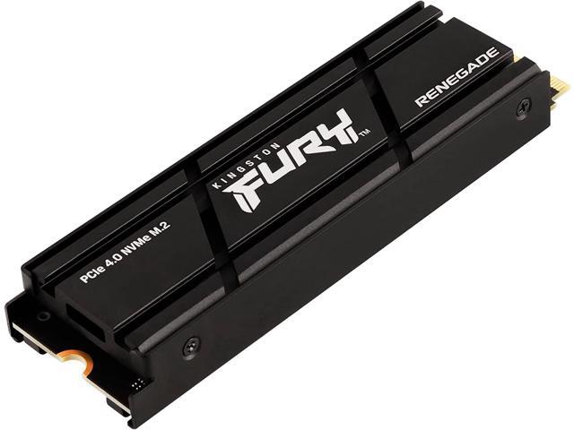 Kingston SFYRSK/1000G Fury Renegade 1TB PCIe Gen 4 NVMe M.2 Internal Gaming SSD with Heat Sink|PS5 Ready|Up to 7300MB/s