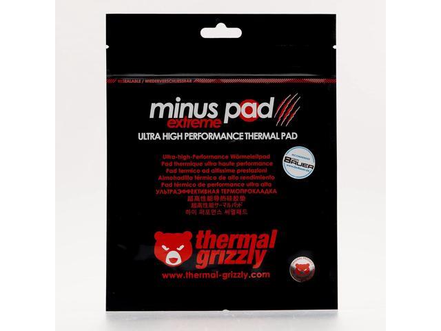 Thermal Grizzly - Minus Pad Extreme (100x100x1,5mm) - Self-Adhesive Cooling Conductive Thermal Pad - Elastic and Adaptable Silicone Thermopad CPU/GPU