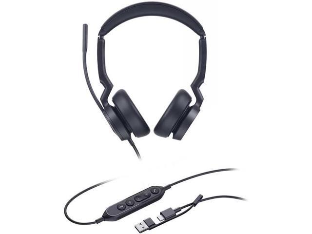 Yealink 1308182 UH46 Dual Teams - Professional Wired Headset USB-C/A - Microsoft Teams certified