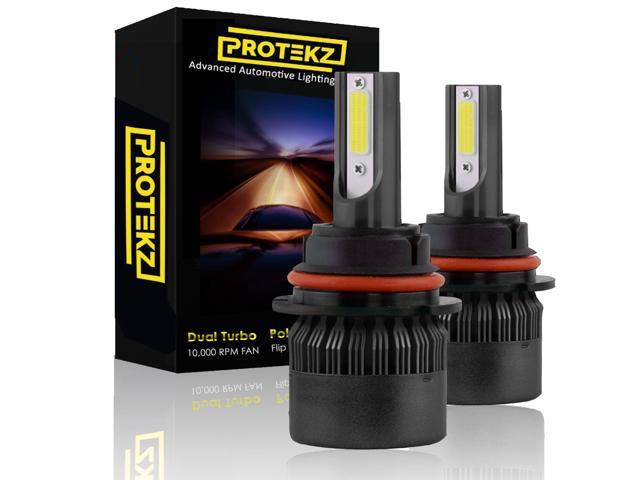 LED Headlight Protekz Kit H3 6000K Bulbs Fog Light for Toyota Sienna 2004-2005