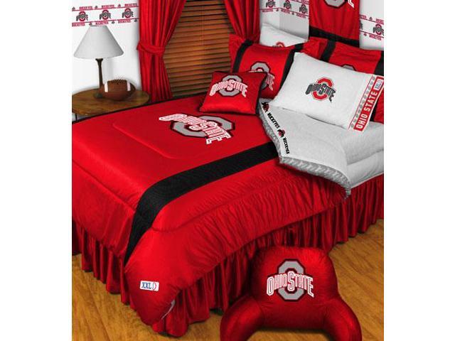 Ohio State Buckeyes College Queen Full Bed Comforter Set Newegg Com - Ohio State Bedding Full Size Ohio State Buckeyes College Queen Full Bed Comforter Set Newegg Com - Ohio State Bedding Full Size
