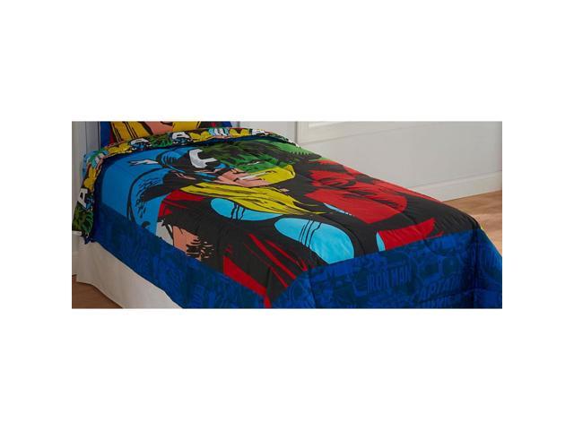 Marvel Comics Classic Avengers Twin Bed Comforter Newegg Com