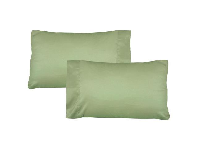 Sage Pillowcase Set Solid Color Green Pillow Covers Newegg Sage Pillowcase Set Solid Color Green Pillow Covers Newegg