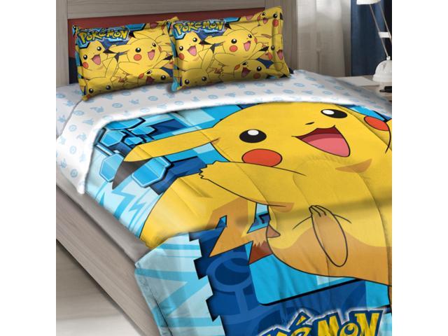 Pokemon Twin Full Comforter Set Pikachu Bedding Newegg Pokemon Twin Full Comforter Set Pikachu Bedding