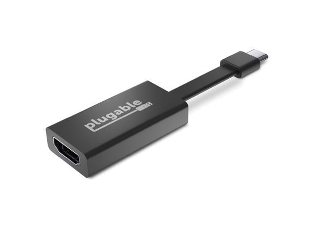 Plugable USB C to HDMI Adapter 4K 30Hz, Thunderbolt 3 to HDMI Adapter Compatible with MacBook Pro, Windows, Chromebooks, 2018+ iPad Pro, Dell XPS, Thunderbolt 3 Ports and More
