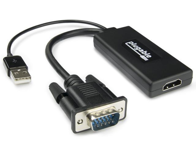 Plugable Vga To Hdmi Active Adapter With Audio