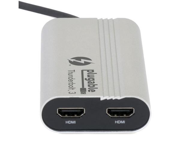 Plugable Thunderbolt 3 to Dual HDMI Display Adapter TBT3-HDMI2X